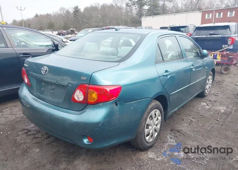 2009 Toyota Corolla Le z USA, uszkodzony, nr VIN JTDBL40E399090417